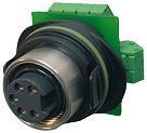Styreskab t-kobling hun dataforbindelse 7/8 dataforbindelse ip65 modlink mpv