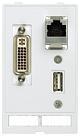 Data insert front modul usb + rj45 modlink msdd