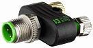 T-styk m12-han 4p / 2x m8-bu 3p