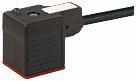 Msud xtreme ventilstik form a 18mm pur 2x0,75 sort ul / csa 7072-18021-7540500