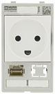 Combi insert single 1x data udskæring danmark 1x rj45 modlink msdd