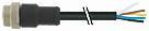 Mini (7/8) 5-polet mand (ext.) straight m / kabel pur 7700-a5001-umd0300