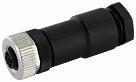 M12 hun 0° s-kodet felt-wireable