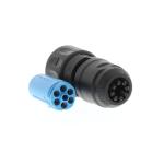 Motoreffekt stik (hun) for sgmah (200 v) og sgmph (200 v). svarende til spuc-06k-fsdn169 men kabelklemme variabel fra 5.5mm til 12mm spoc-06k-fsdn169