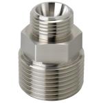 Flowmåleradapter, r konisk gevind, 20a 3/4, sus304 e8fc-ya-r20a
