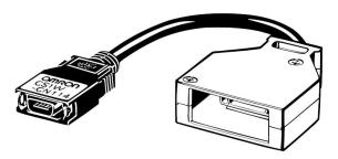 Kommunikationadapter cqm1-pro01 til cs1/cqm1h/cpm2c 0,1 m cs1w-cn114 chn