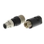 Sensor connectormandlige m12 pvc 4p normal icd forbindelse xs5g-d418