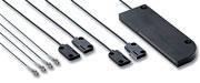 Fiberoptisk sensor gennemgående bjælke områdedetektering 10mm område r25 fiber 2m kabel e32-t16 2m