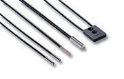 Fiberoptisk sensor konvergent reflekterende firkantet flad form hoved standard r25 fiber 2 m kabel e32-l24s 2m