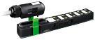 Exact8 10xm8 3-polett stik. cap fjedreterminal.