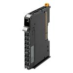 2 loops termoelement/pt100 input pnp 2 digitale udgange 24vdc 21ma/punkt opvarme ellerafkøle kontrolalarm ved overophedning push-in plus terminaler nx-tc2405