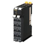 8 digitale udgange normalt åbne relæer 2a 250 vac skrueløs push-in stik 24 mm bred nx-oc4633