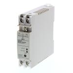 Strømforsyning plast 22,5 mm bred din-skinne eller direkte panel montering 100/240 vac forsyning 15 w 24vdc 0,65a udgang s8vs-01524