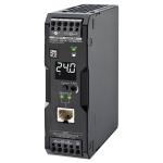 Bogtype strømforsyning 240 w 24vdc 10a din-skinne montage push-in terminal coated display ethernet ip/modbus tcp kompatibilitet s8vk-x24024a-eip