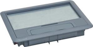 Gulvboks låg standard 8mm 8/12 moduler plast