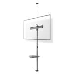 Nedis Fuld Motion TV Stand | 37-70 " | Op til 30 kg | Vipbar | Kan drejes | Justerbare forudfastsatte højder | Aluminium / Stål | Sølv/Sort