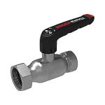 BROEN Ballofix kuglehane Full Flow 3/4´´x3/4´´ DN20 med håndtag. Omløber-muffe. Forzinket stål