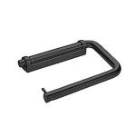 charcoal pvd 145mm toiletrulleholder qtoo line d