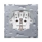 Stikkontakt med sidejording installationsdybde 28,5 mm 16 a/250 vac plug-in-terminaler