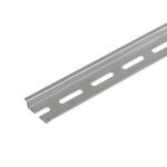 Din skinne ts35x7,5 med huller 5,2x25 galvanizeret l=2m