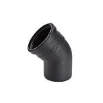Quiet lyddæmpende afløbsbøjning 32 mm, 45 °