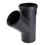 Quiet lyddæmpende afløbs grenrør 32/32 mm, 45 ° billede