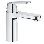 GROHE Eurosmart Cosmo håndvaskarmatur, str.M, EcoJoy 5,7L. Med push-up bundventil, Koldstart