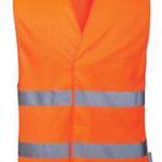 Portwest advarselsvest hi-vis orange c474 kl 2 str m