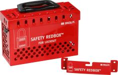 Gruppe lockout box 'safety redbox' - vægmonteret
