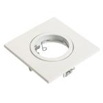 hvid mat firkantet 87x87 76mm clips m 1 line new