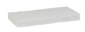 Vikan jumbopad 24,5x11,5x3cm, brun, polyester, fin skureeffekt el. grov skureeffekt - fin skureeffekt | Skurenylonpads og -holdere | Gulve og Vægge | Overflader