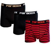 Paradox boxershorts 3 pak black 1 - m