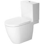Duravit ME by Starck toilet 370x650mm vandret afløb uni-lås med WonderGliss. Uden cisterne & sæde
