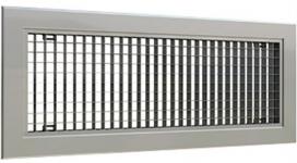 Lindab alu-rist 300 x 150 mm med kvadratisk gitter