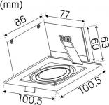 hvid 230v 465lm tune 5w 7 i box optic