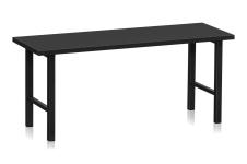Wfi bænk 1000 mm sort laminat