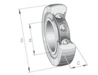 Løberulle ina lr208-2rs