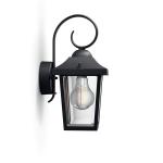 ip44 230v 1x60w sort glampe v buzzard mygarden