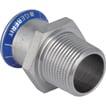 Geberit mapress rf overgang med udvendigt gevind npt: d=22mm