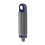 Ultralydsføler i metal størrelse = m30 output: 4-20ma sn = 1m 90° vinklet hoved m12 5p stik
