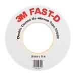 3m dobbeltklæbende tætningstape fast-d 8069e 20 mm. x 25 m. 0,47 mm.