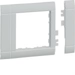 Ramme 80mm m55 ral7035 u. skriftfelt