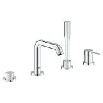 forkromet brusekombination kar- 4-huls 4-h badekar etgr essence grohe