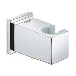 forkromet bruserholder med tilslutningsbjning udlb cube euphoria grohe