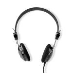 Nedis Kablede On-Ear Hovedtelefoner | 3.5 mm | Kabellængde: 1.10 m | Sort