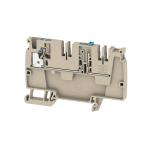 Weidmüller Push in distributionssklemme 4mm2 beige