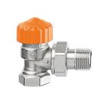 TA Eclipse radiatorventil 2-strengs 1/2´´ DN15 Vinkel. Dynamisk billede