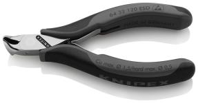 Knipex forbidetang elektronik esd 120 mm med lille facet og 15° vinklede kæber