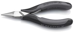 Knipex gribetang elektronik esd 115 mm med halvrunde kæber