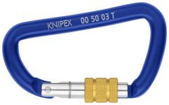 KNIPEX - Klemmeværktøjskarabiner - 48 x 12 mm (pakke med 2)